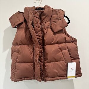 Lululemon crop puffer vest